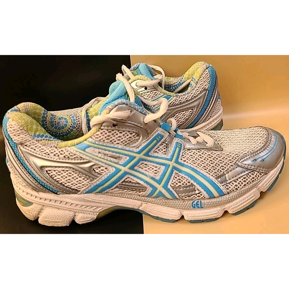 Asics Running Shoes Womens Size 7.5 Gel Duomax Gray Blue T27BQ Sneakers Gym - Picture 4 of 13